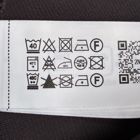 NWT. Zara ZW Collection Petrol Blue Satin Effect Halter Top. Size XS. - Picture 10 of 10